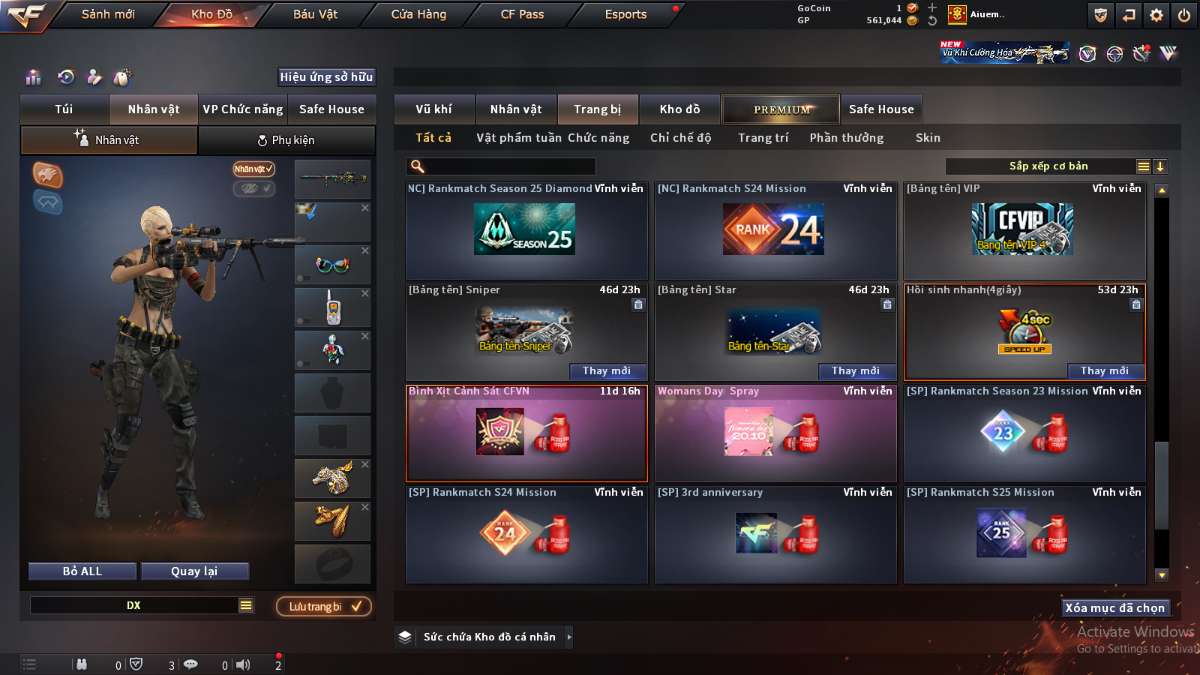 shop acc cf uy tin gia re